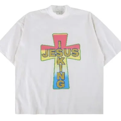 Jesus-is-King-White-Print-T-Shirta (1)