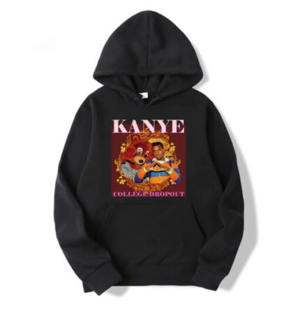 Kanye College Dropout Hoodie Black